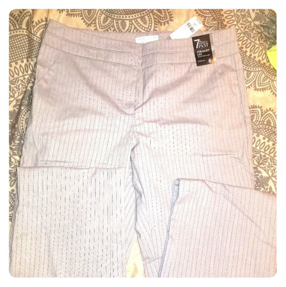 NWT ladies size 6 tall gray dress pants